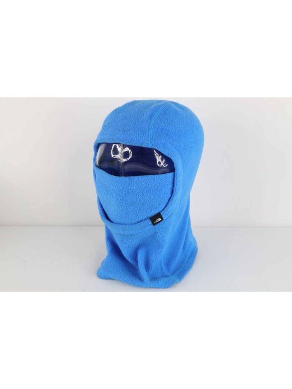 Vintage Spell Out The North Face Fleece Pullover One Hole Face Cover Beanie Hat